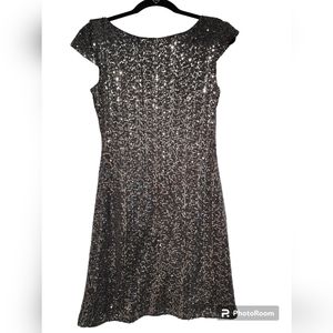 Silver Sequin Dress Size S